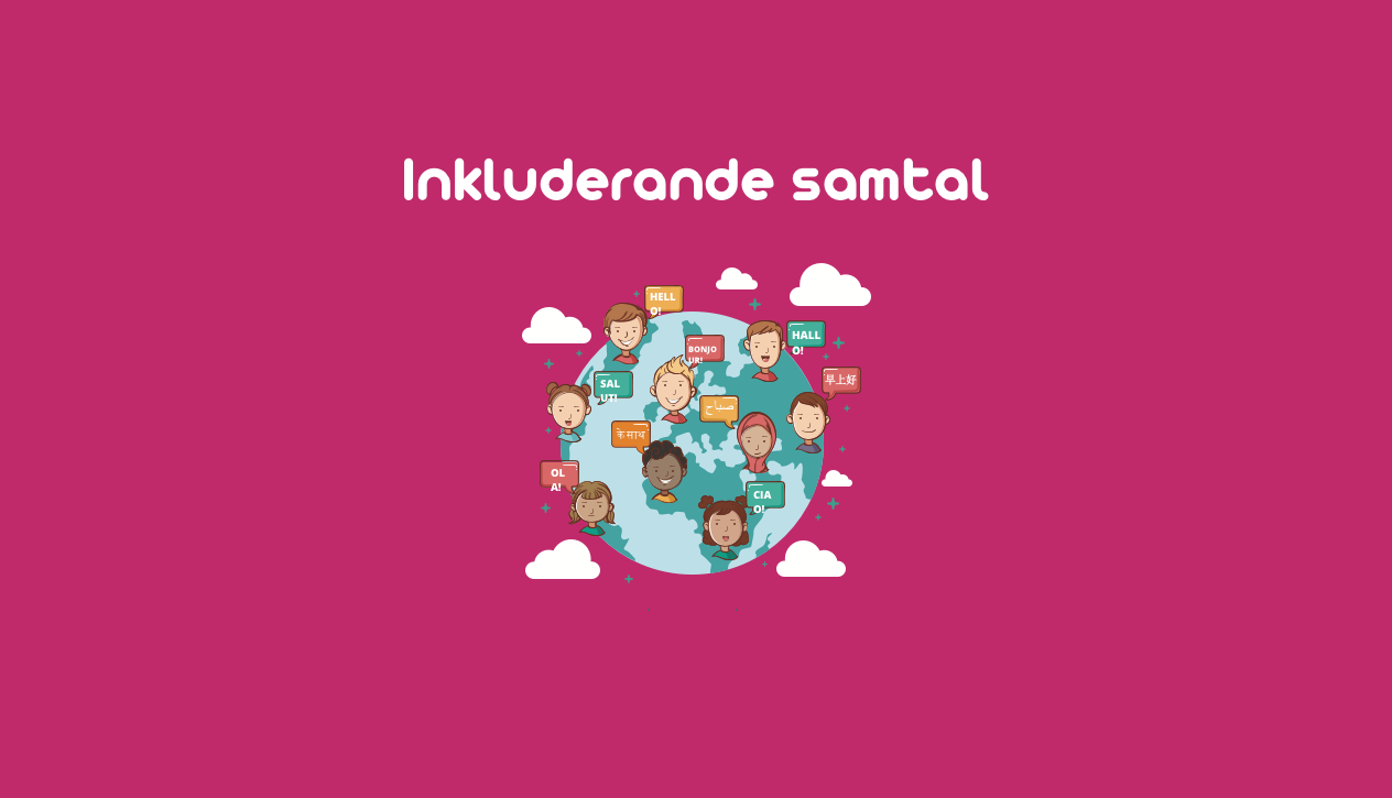 Inkluderande samtal på Clubhouse – och online generellt