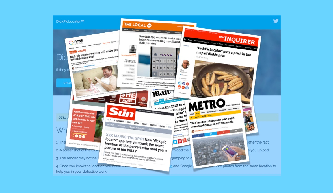 DickPicLocator i media