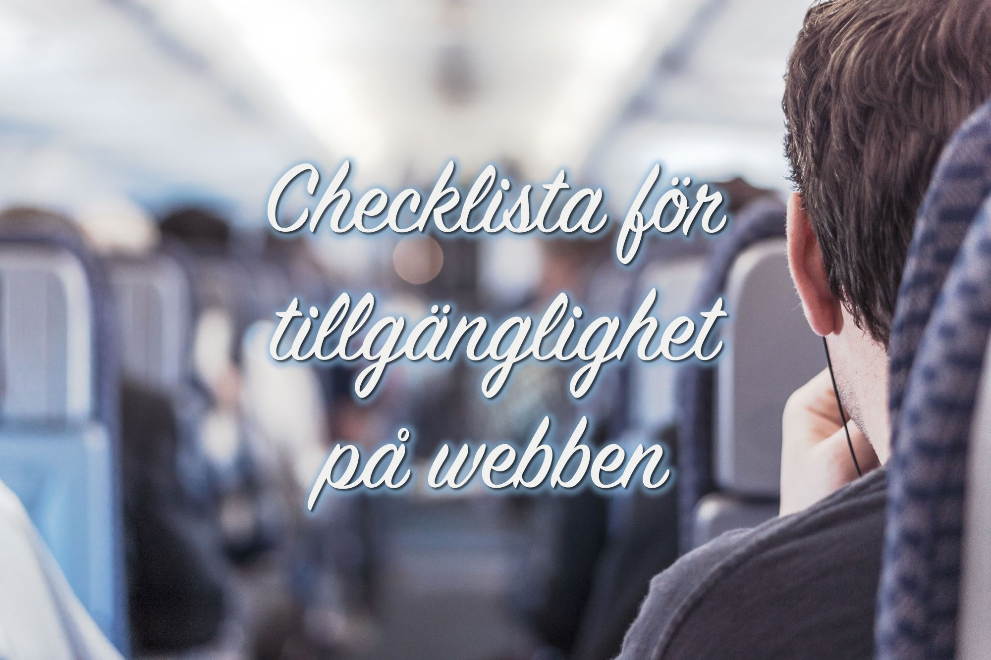 Checklista för tillgänglighet på webben