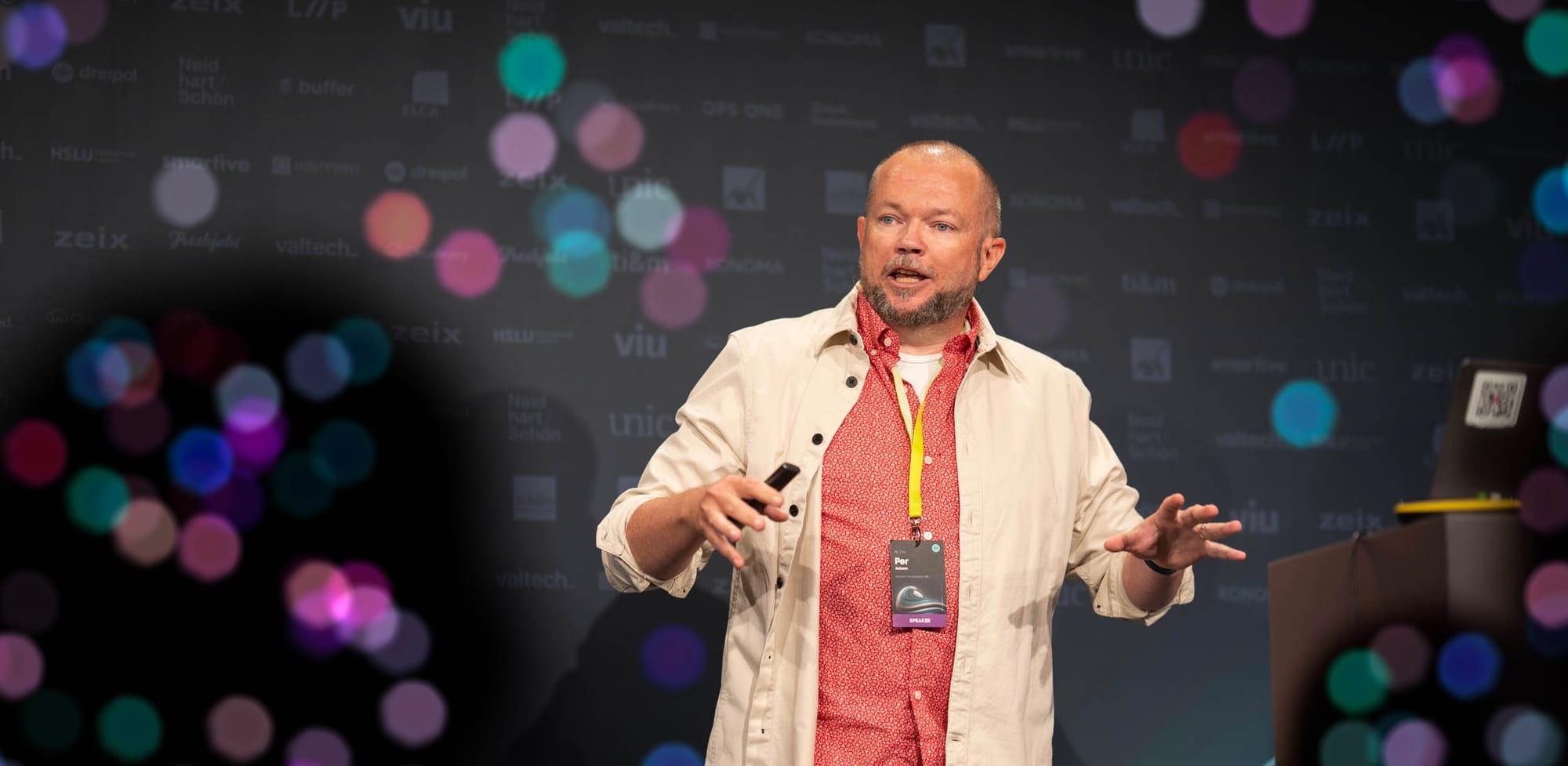 Per Axbom håller en keynote på Front Conference i Zürich.